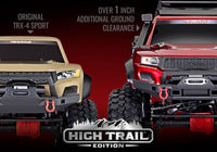 Traxxas Trx-4 Sport High Trail Edition: 4Wd Electric Truck With Tq™ 2.4Ghz Radio System - Metallic Red