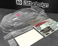 Bittydesign ZL21 1/10 Pro No Prep Street Eliminator Drag Racing Body (Clear)
