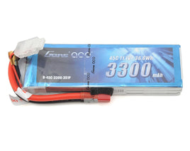 Batería LiPo Gens Ace 3s 45C con conector Deans (11.1V/3300mAh)