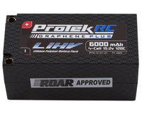 ProTek RC 4S Shorty 120C Low IR Silicon Graphene+ HV LiPo Battery (15.2V/6000mA) w/5mm Connector (Pending ROAR Approved)