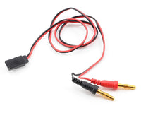 Cable de carga del receptor RC ProTek (hembra Futaba a conectores banana de 4 mm)