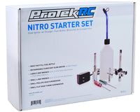 ProTek RC Nitro Starter Set con encendedor de brillo, botella de combustible, llaves y destornilladores