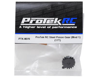 Engranaje de piñón ProTek RC Steel Mod 1 (diámetro interior de 5 mm) (17T)