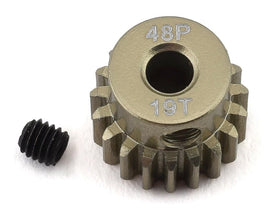Engranaje de piñón de aluminio anodizado duro ligero ProTek RC 48P (diámetro de 3,17 mm) (19T)
