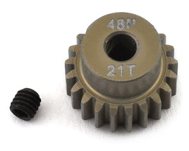 Engranaje de piñón de aluminio anodizado duro ligero ProTek RC 48P (diámetro de 3,17 mm) (21T)