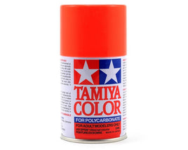 Pintura en spray Tamiya PS-20 Rojo Fluorescente Lexan (100ml)