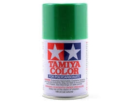 Pintura en spray Lexan verde brillante PS-25 de Tamiya (100ml)
