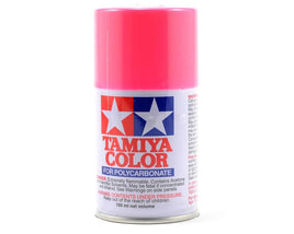 Pintura en spray Lexan rosa fluorescente PS-29 de Tamiya (100ml)
