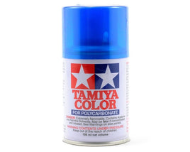 Pintura en spray Lexan azul claro translúcido PS-39 de Tamiya (100ml)