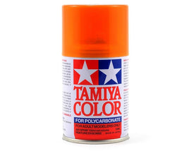 Pintura en spray Lexan naranja translúcido PS-43 de Tamiya (100ml)