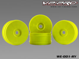 VP PRO 1/8 Buggy Yellow Dish Rims (4) (Hot Weather)